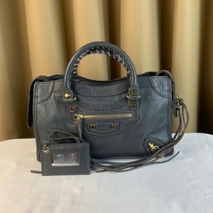 Balenciaga City Grey GHW 2017 (small)